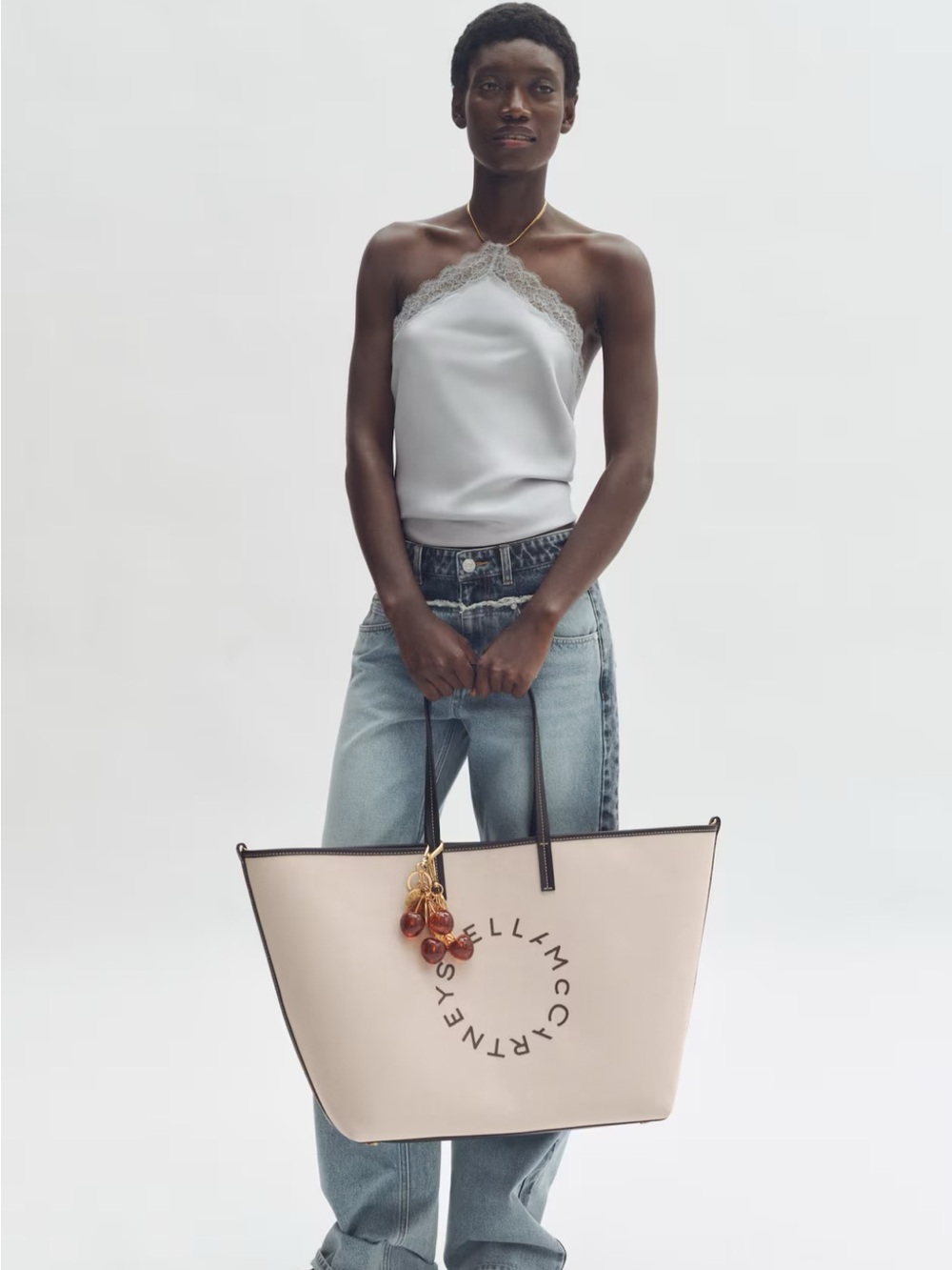Stella McCartney x H&M Large Canvas Tote Logo Bag - Picture 5 of 10